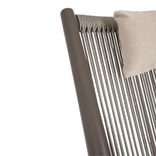 Visuel 4 du produit Fauteuil lounge Aloha alu/corde