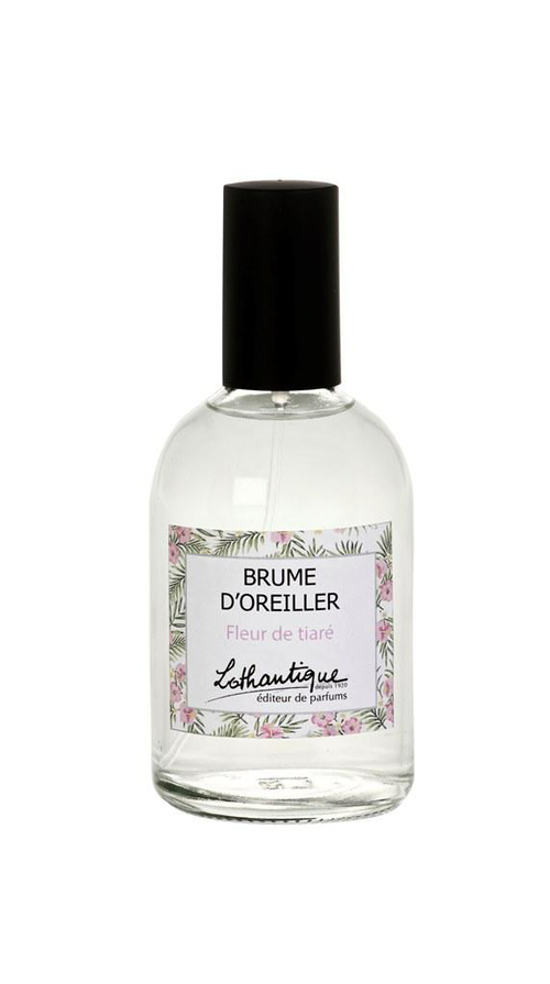 Visuel 1 du produit Brume d’oreiller en flacon spray en verre Lothantique Fleur de Tiaré - 100 ml