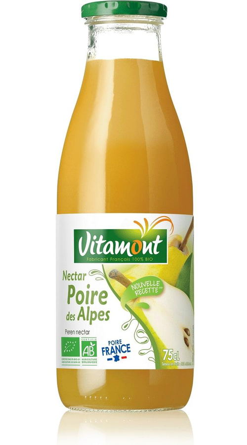 Visuel 1 du produit Nectar poire de France bio Vitamont – 75 cl