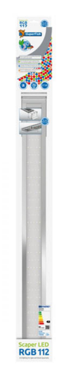 Visuel 3 du produit Rampe LED RGB, 64W 7800K, pour aquarium d'eau douce - SUPERFISH Scaper LED 112