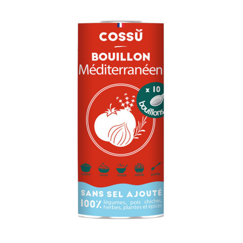 Visuel 1 du produit Bouillon déshydraté méditerranéen bio Cossû  x 10 - 40 g