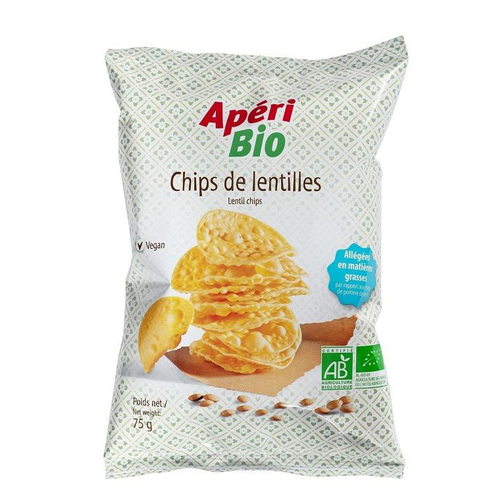 Visuel 1 du produit Chips de lentilles bio Apéri Bio - 75 g