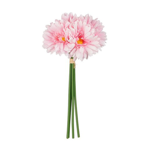 Visuel 1 du produit Botte de marguerites Real Touch rose - Ø 28 cm