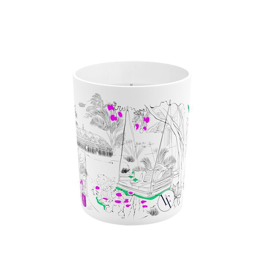 Visuel 1 du produit Bougie parfumÃ©e coloris blanc en cire Jardins IllustrÃ©s - 180 g