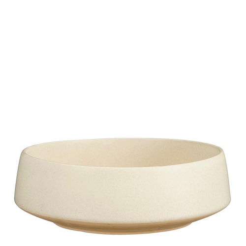 Visuel 1 du produit Coupe en grès crème Nika - Ø 23 x H 8,5 cm