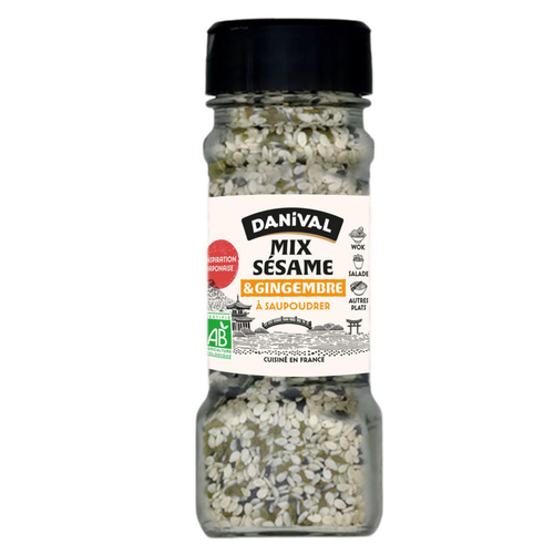 Visuel 1 du produit Mix bio sésame et gingembre Danival - 45 g
