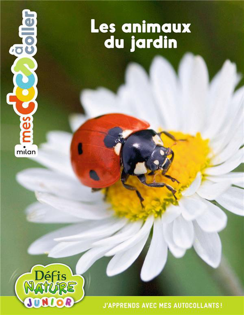 Visuel 1 du produit Livre "Les animaux du jardin" aux Éditions Milan collection Mes docs à coller