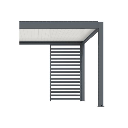 Visuel 1 du produit Claustra pour pergola autoportée coloris gris - 123,3 cm