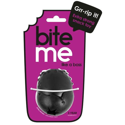 Visuel 2 du produit Jouet pour chien coloris noir en caoutchouc distributeur de friandises EBI Grrrip it - Taille XS 7 x 5,6 x 5 cm