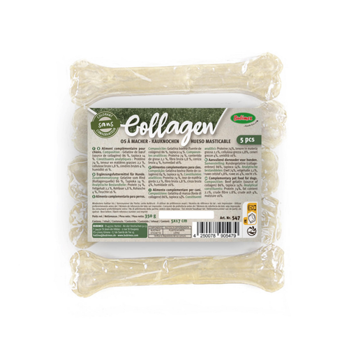 Visuel 1 du produit Os pour chien collagène pressé Bubimex 17 cm - x 5