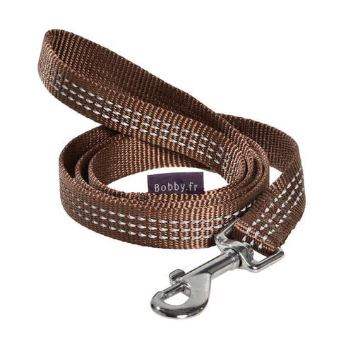 Visuel 1 du produit Laisse pour chien marron Bobby Safe - Taille XS