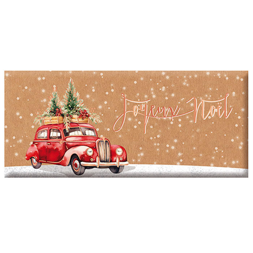 Visuel 1 du produit Mini tablette de chocolat au lait  « Joyeux Noël » Art Grafik
