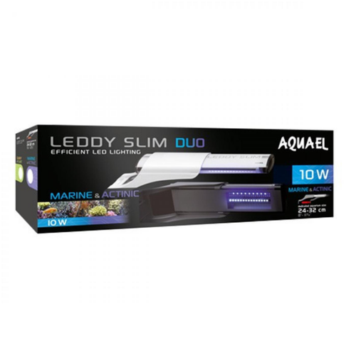 Visuel 3 du produit Rampe LED aquarium eau de mer Leddy Slim Duo Marine & Actinic 2.0 | Blanc 10 W - AQUAEL
