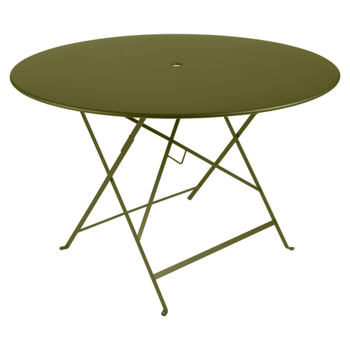 Visuel 2 du produit Table pliante ronde Bistro en acier Fermob - Ø 117 x 74 cm