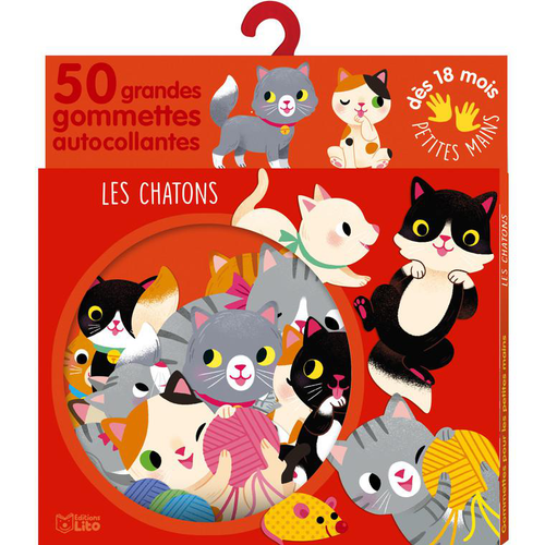 Visuel 1 du produit Gommettes pour les petites mains - les chatons éditions Lito x 50