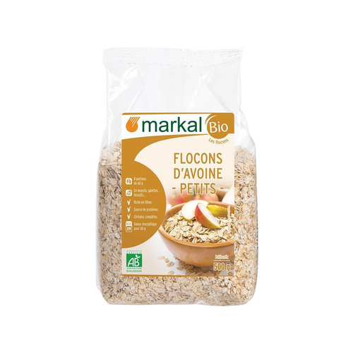 Visuel 1 du produit Flocon d'avoine petit bio Markal - 500 g