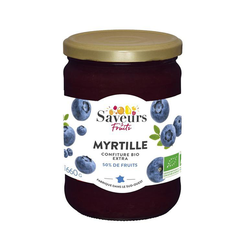 Visuel 1 du produit Confiture Extra de myrtille bio - 660 g