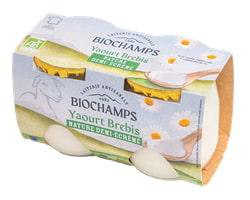 Visuel 4 du produit Yaourt brebis bio nature ½ écrémé Biochamps - 2 x 125 g