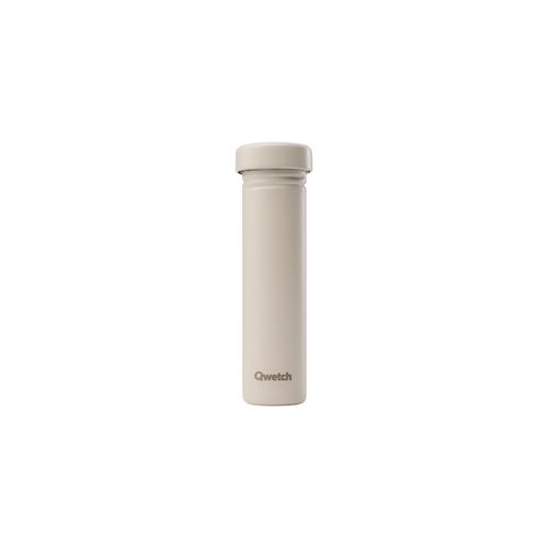Visuel 1 du produit Tube de transport en inox coloris sable pour 12 pastilles Solid Drinks Qwetch