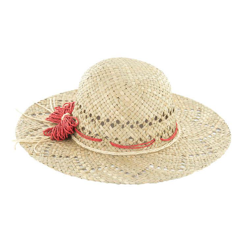 Visuel 1 du produit Chapeau en paille coloris naturel Adèle - Taille unique