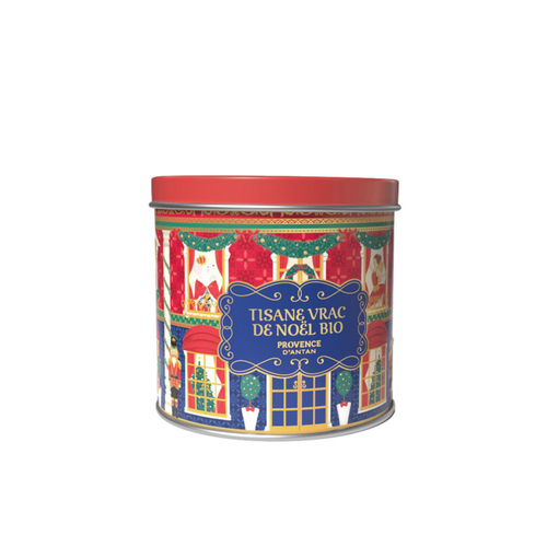 Visuel 1 du produit Tisane de Noël orange cannelle bio Provence d'Antan - 100 g en vrac dans un étui en carton