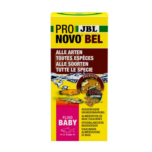 Visuel 1 du produit Nourriture d'élevage liquide pour très petits alevins JBL Pronovo Bel Fluid - 50 ml