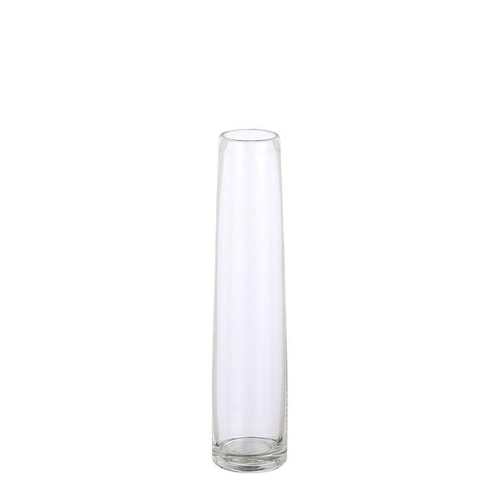 Visuel 1 du produit Soliflore en verre transparent Xandra - Ø 7 x H 30,5 cm