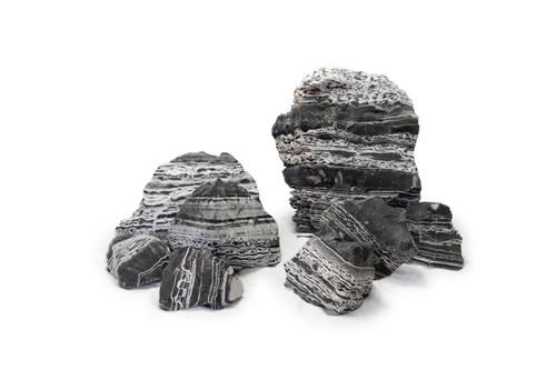 Visuel 1 du produit Décoration pour aquarium pierre black multiwhite Reptiles Planet - Taille M