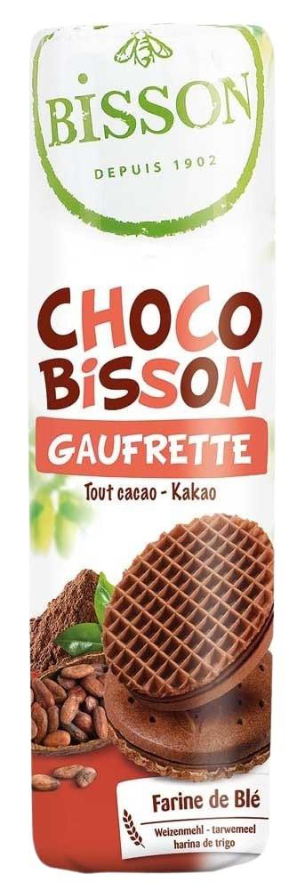 Visuel 1 du produit Choco bisson gaufrette tout cacao bio tube vertical Bisson - 240 g