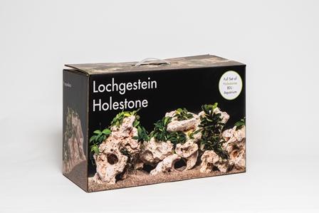 Visuel 1 du produit Kit déco pour aquarium de 80 L Aquadeco Multi-Holestone L - les 7 pièces