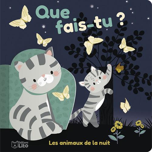 Visuel 1 du produit Livre "Que fais-tu ? Les animaux de la nuit" aux Éditions Lito