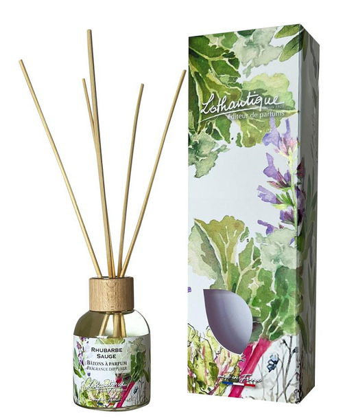 Visuel 1 du produit Bâton à parfum Lothantique Jardin d'aquarelles Rhubarbe Sauge – 100 ml