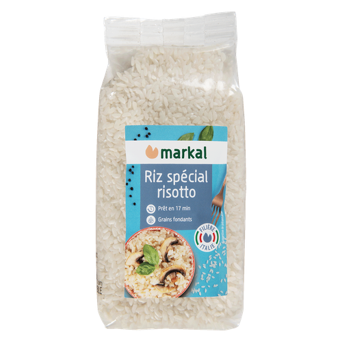 Visuel 1 du produit Riz long blanc spécial risotto bio en sachet de 500 g
