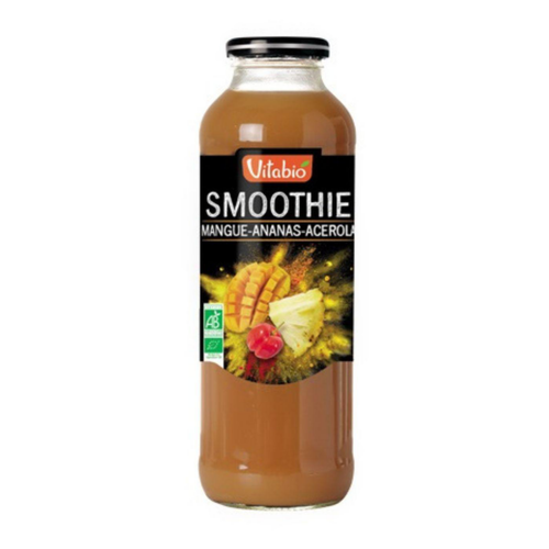 Visuel 1 du produit Smoothie mangue ananas acérola Vitabio - 50 cl