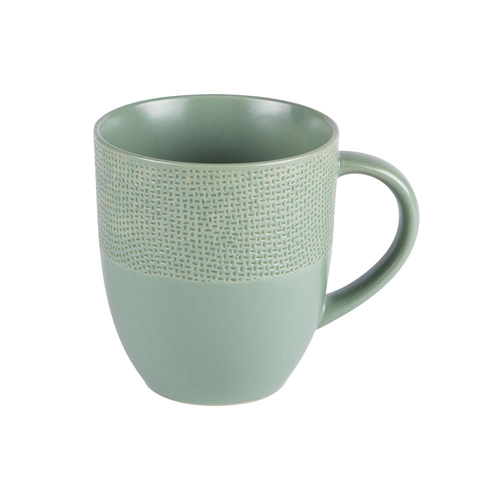 Visuel 1 du produit Mug en grès effet martelé vert Vesuvio - Ø 9 cm x H 10 cm