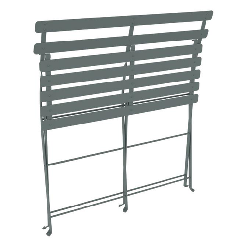Visuel 1 du produit Banquette bistro 2 places coloris gris en acier Fermob - 88 x 29 cm