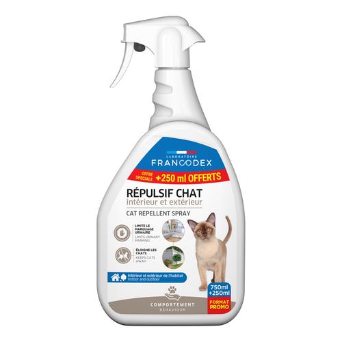 Visuel 1 du produit RŽpulsif d'intŽrieur et d'extŽrieur pour chat agrumes et lavande Francodex - 1 L