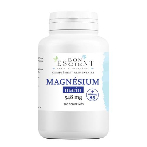 Visuel 1 du produit Magnésium marin + vitamine B6 Bonescient - 200 comprimés