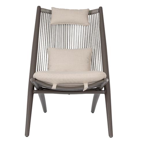 Visuel 10 du produit Fauteuil lounge Aloha alu/corde