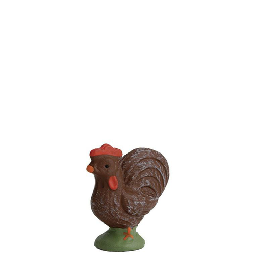 Visuel 1 du produit Animal de crèche de Noël coq Santons Escoffier - 3 cm