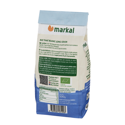 Visuel 2 du produit Riz thaï blanc bio Markal - 500 g