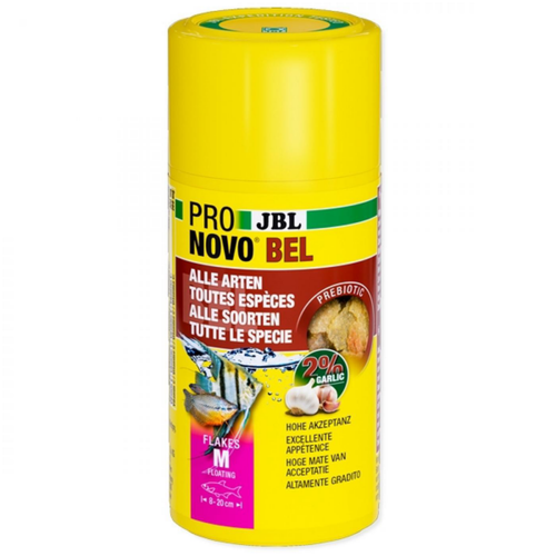 Visuel 1 du produit Nourriture en flocons ProNovo taille M, naturellement colorée, JBL - 100ml/18g