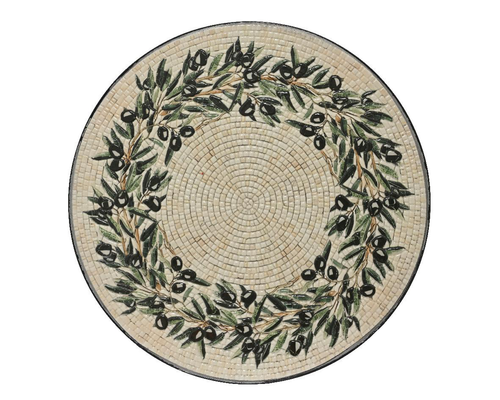 Visuel 2 du produit Table d’appoint en acier noir Athens - Ø 39 x H 46 cm