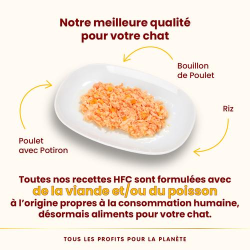 Visuel 3 du produit Pâtée pour chat HFC Natural au poulet et potiron Almo Nature - 70 g