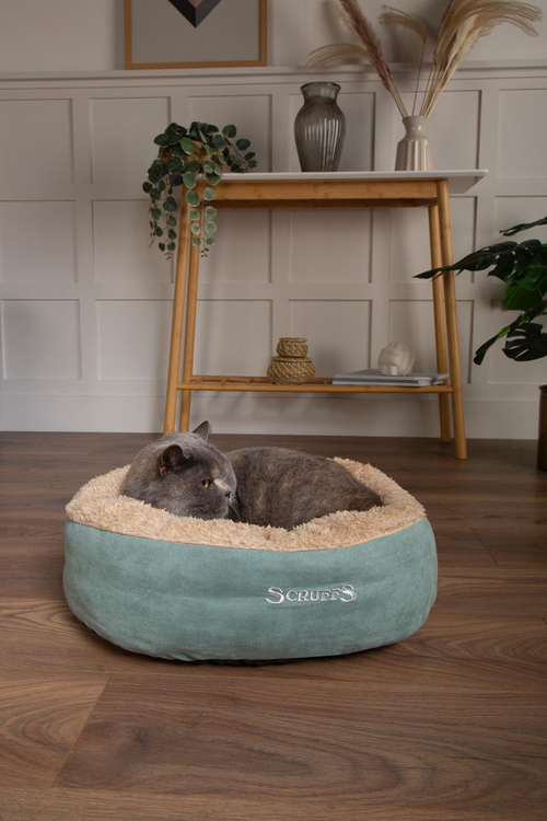 Visuel 5 du produit Corbeille pour chat coloris vert Scruffs Cosy – Ø 45 cm