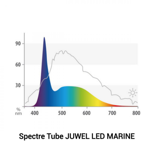 Visuel 2 du produit Tube LED marine 10 watts pour galerie Multilux - JUWEL - 43.8 cm