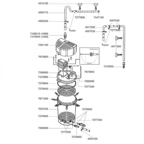 Visuel 2 du produit Joint de filtre spécifique pour EHEIM PIÈCES DÉTACHÉES Classic 1500XL - 7276650