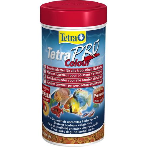 Visuel 1 du produit Alimentation pour poissons multicolores TETRA Pro Colour - 55g/250ml