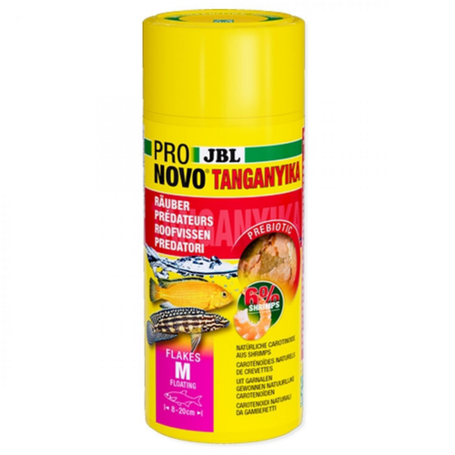 Visuel 1 du produit Alimentation poisson spécifique Tanganyika, JBL ProNovo Flakes - 250ml/45g