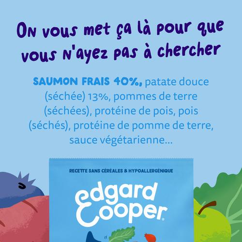 Visuel 9 du produit Croquettes pour chien adulte au saumon sans céréales Edgard & Cooper - 7 kg